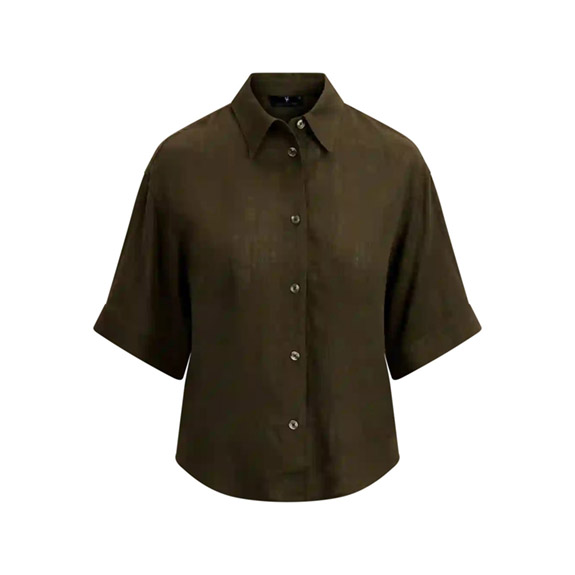 Skjorta Nemi SS Dk Olive URBAN PIONEERS