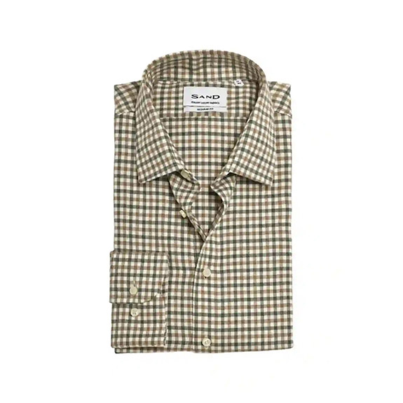 Skjorta Rutig State Soft 900 SAND