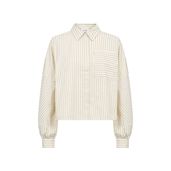 Skjorta Tess 1 Creme Stripe LEVETE