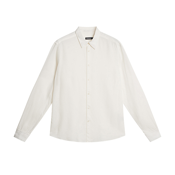 Slim LS Comfort Tencel Shirt Cloud White