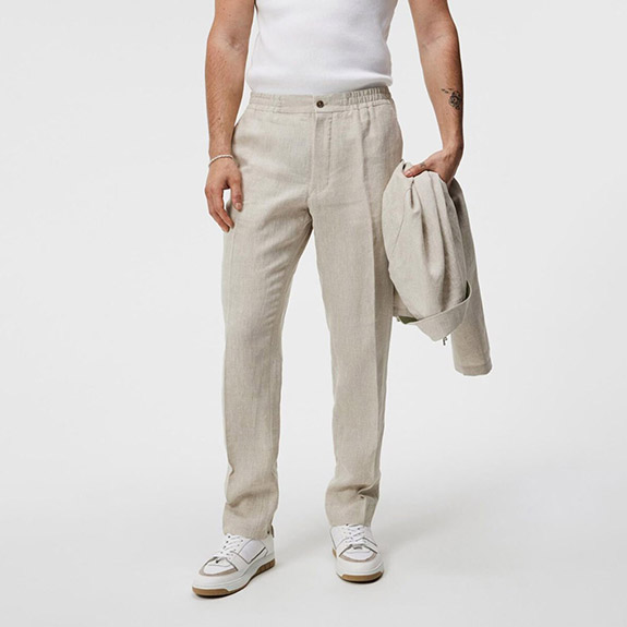 Soren Linen Trousers Safari Beige