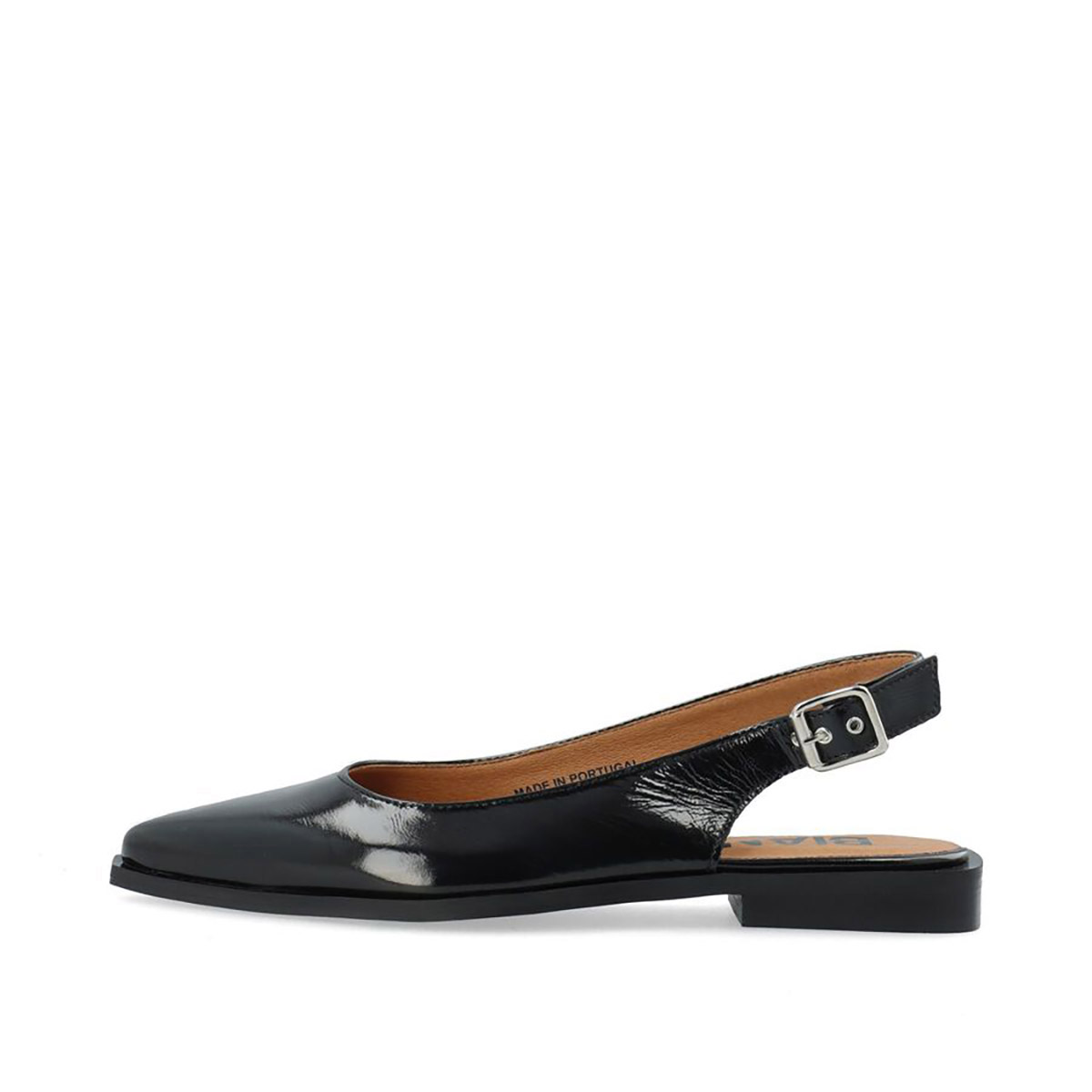 Svart Slingback Biavictoria Lack BIANCO