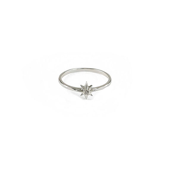 North Star Small Ring Silver