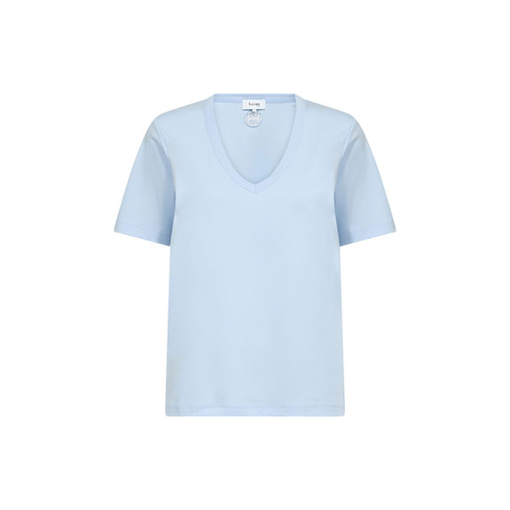 T-shirt Paloma 2 V-ring Blue  LEVETE ROOM
