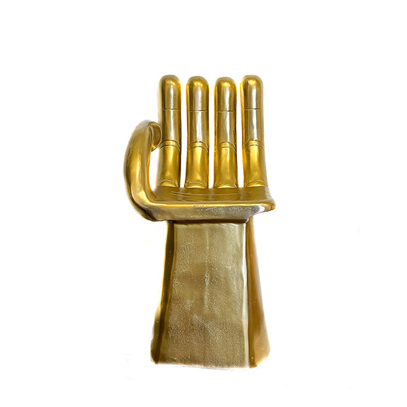 Hand Chair ALum Raw New Bronze