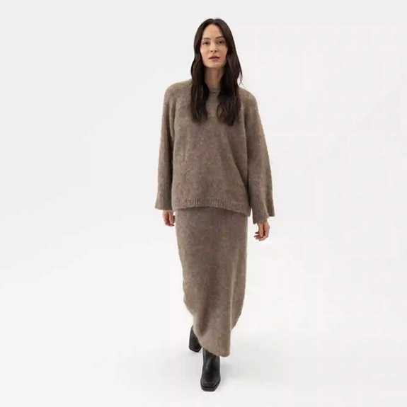 Tindra SweaterTaupe HOLEBROOK4
