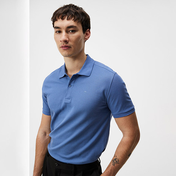 Troy Polo Shirt Bijou Blue