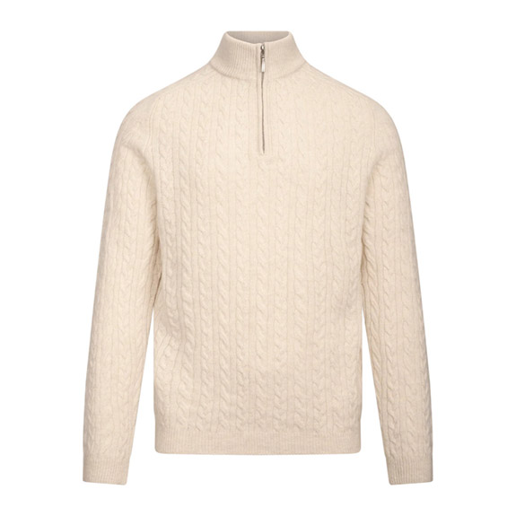 Tr�ja Edward Half-Zip Creme URBAN PIONNERS