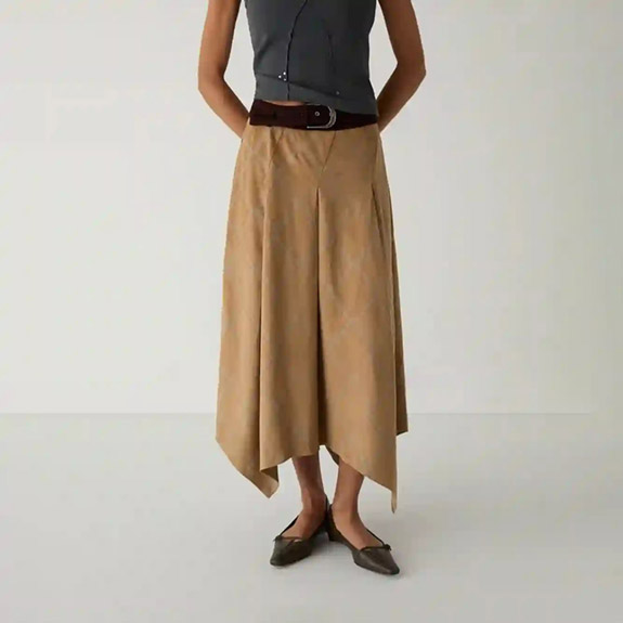 Tyla Skirt Camel LAAGAM