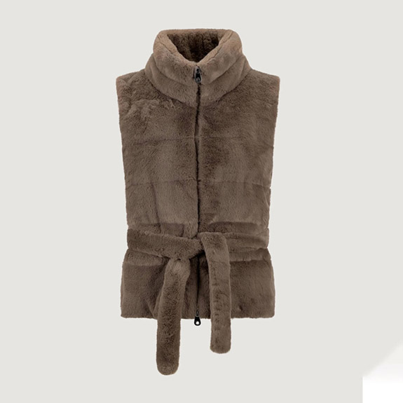 V�st Mie Fuskp�ls Taupe MONEL