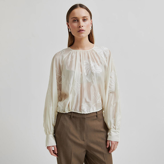 Veria Blouse Light Yellow SECOND FEMALE