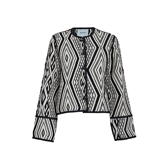 Wendi Reversible Jacket Black Print MINUS