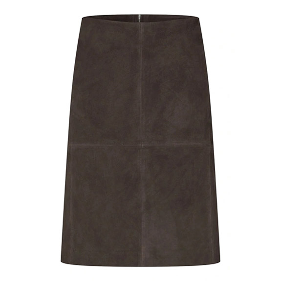 Zonie Suede Skirt SECOND FEMALE