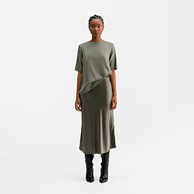 Yoli Silk Blouse Light Military AHLVAR GALLERY - bild 2