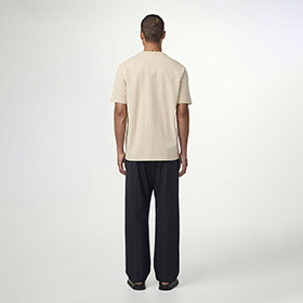 Adam Embroid Tee Ivory NN07 - bild 3