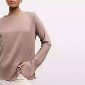 Lola Blouse Sand - bild 1