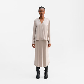 Alice Silk Blouse Griege AHLVAR GALLERY - bild 2