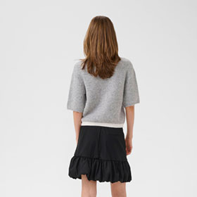 Alpha Contrast Cardigan Gey GESTUZ - bild 5