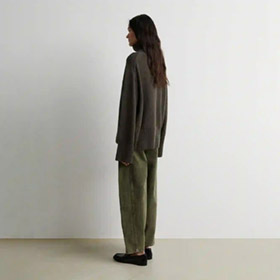 Alpha Knit T-neck Olive COPENHAGEN MUSE - bild 3