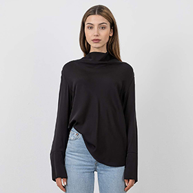 Ayumi Blouse Black - bild 1