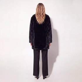 Babette Coat Black ROCKN BLUE - bild 2