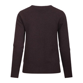 Bailey Crew Stcikad Merino Dark Brown URBAN PIONEERS - bild 2