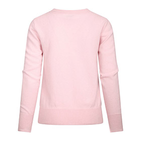 Bailey Crew Stcikad Merino  Light Pink URBAN PIONEERS - bild 2