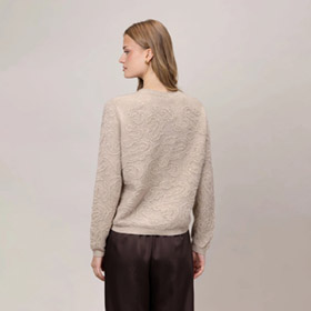 Barbara Cashmere Sweater Light Sand URBAN PIONEERS - bild 3