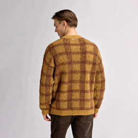 Belluno Overshirt Navy Check URBAN PIONEERS - bild 4
