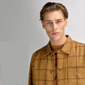 Benedict Wool Overshirt Check URBAN PIONEERS - bild 3