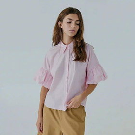 Betty SS Shirt Light Pink NORR - bild 1