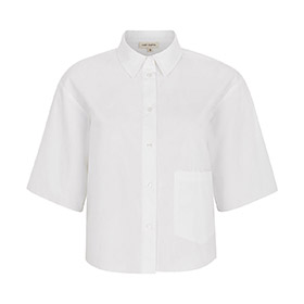 Billy Cropped Shirt White ESME STUDIOS - bild 2