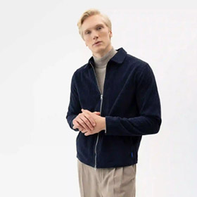 Birger Cord Jacket Navy HOLEBROOK - bild 3