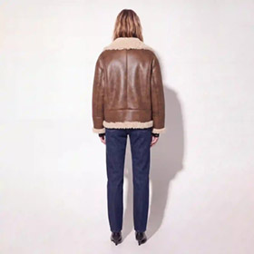 Bliss Jacket Faux Dk Cognac ROCKN BLUE - bild 2
