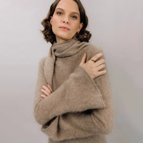 Boudica Scarf Sand Brown URBAN PIONEERS - bild 2