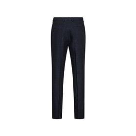 Brandon Linen Trousers Blue - bild 2