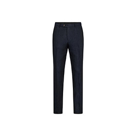 Brandon Linen Trousers Blue - bild 1