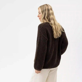 Cajsa Cardigan Brown HOLEBROOK - bild 2