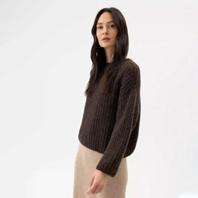 Cajsa Sweater Brown HOLEBROOK - bild 2