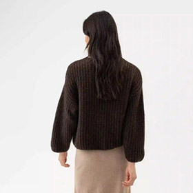 Cajsa Sweater Brown HOLEBROOK - bild 3
