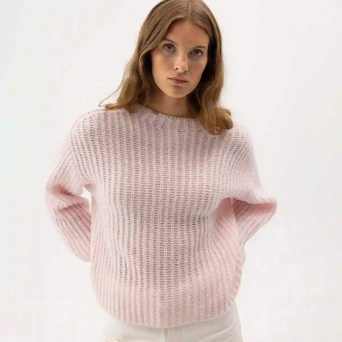 Cajsa Sweater Pale Pink HOLEBROOK - bild 3