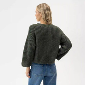 Cajsa Sweater Urban Green HOLEBROOK - bild 2