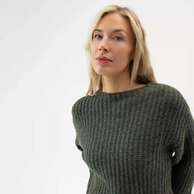 Cajsa Sweater Urban Green HOLEBROOK - bild 3