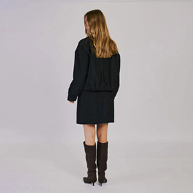 Camil Bomber Jacket Black NORR - bild 2