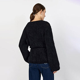 Cardigan Noreen Black LEVETE ROOM - bild 2