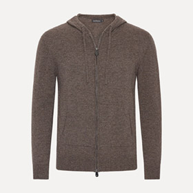 Cashmere Blend Hoodie Nougat LESS WORRIES - bild 2