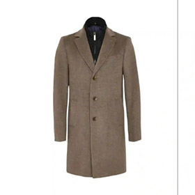 Cashmere Coat Sultan Tech Brunmelange SAND - bild 3