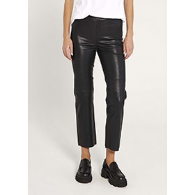 Celia Black Stretch Leather Pants  - bild 2