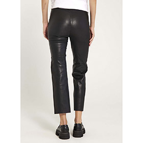 Celia Black Stretch Leather Pants  - bild 3