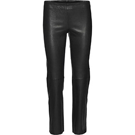 Celia Black Stretch Leather Pants  - bild 1